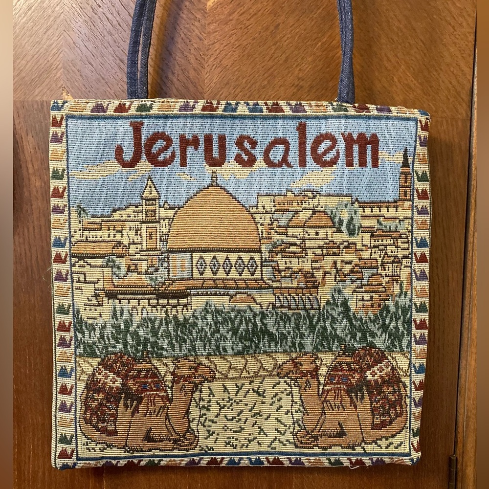 Tapestry Tote Bag, Jerusalem